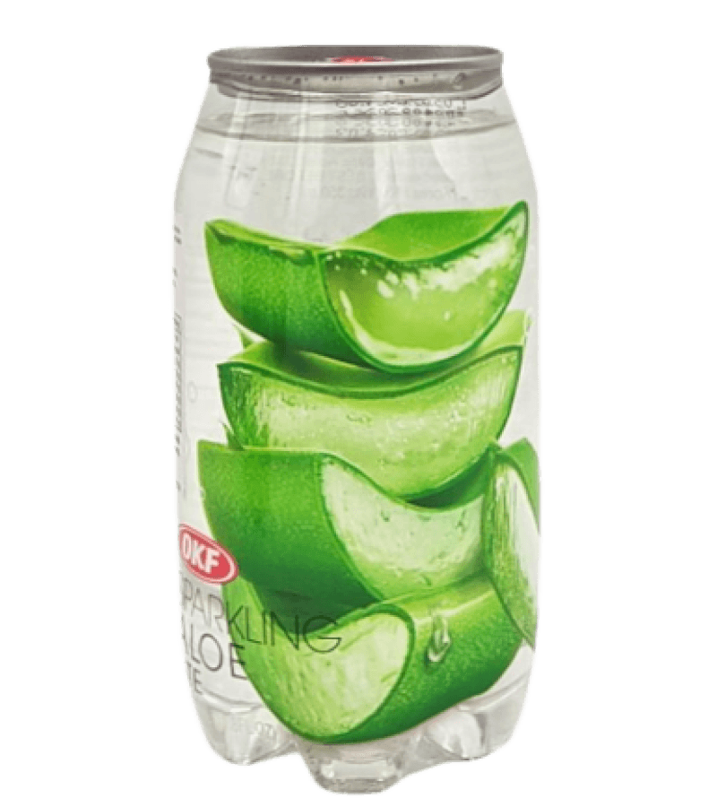 OKF Napój Gazowany Aloes 350ml – Orzeźwiający Smak - obrazek 1