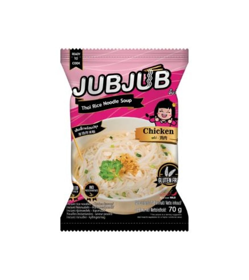 Zupka błyskawiczna JUB JUB kurczak 70g – makaron ryżowy - obrazek 1