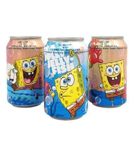 Napój gazowany winogronowy Spongebob HIGH UP 330ml – orzeźwienie
