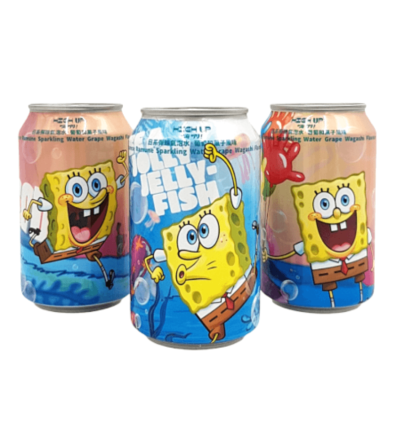 Napój gazowany winogronowy Spongebob HIGH UP 330ml – orzeźwienie - obrazek 1