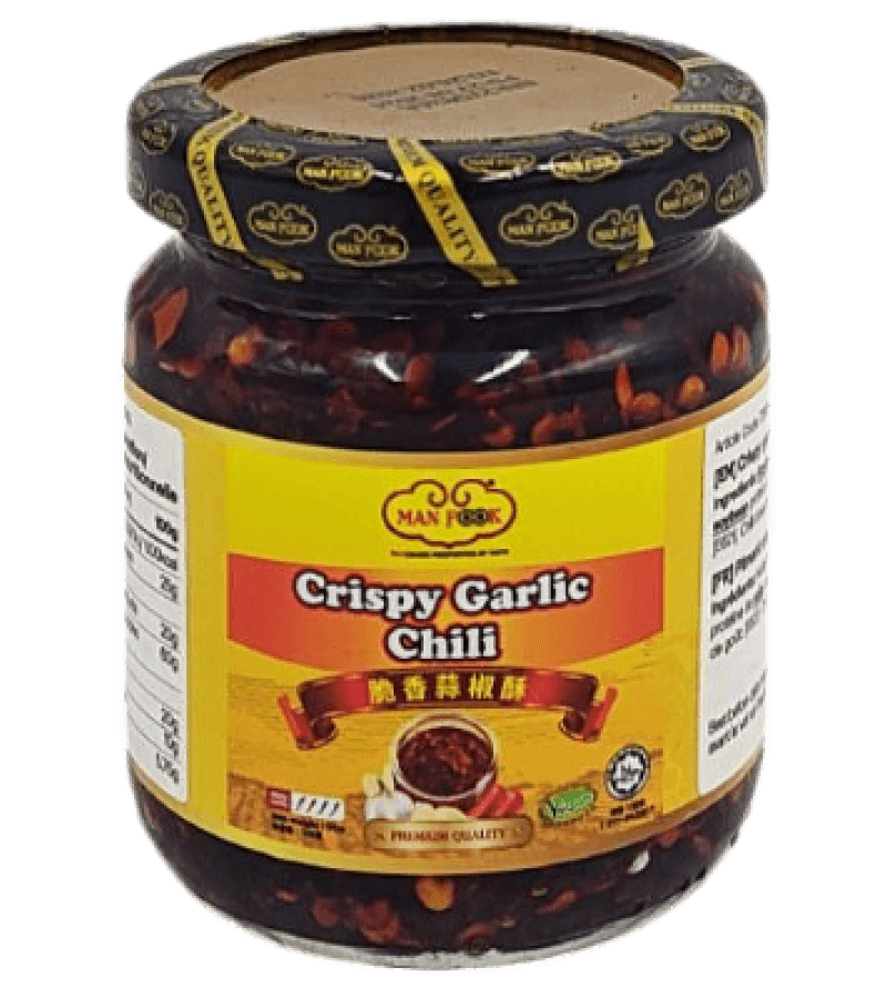 Papryka chili z czosnkiem MAN FOOK 170g – chrupiąca przekąska - obrazek 1