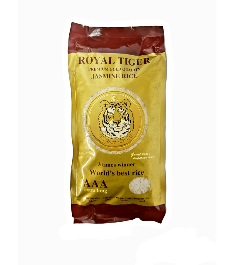 Ryż Jaśminowy Premium Gold ROYAL TIGER 1 kg – Aromatyczny & Delikatny - obrazek 1