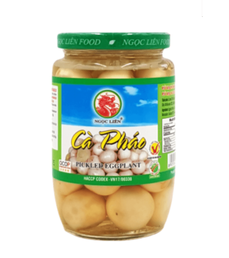 Oberżyna Biała Marynowana Ngoc Lien 365g – Naturalny Smak - obrazek 1