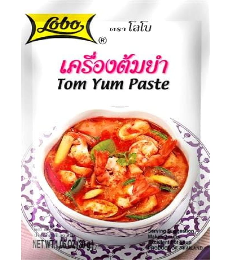 Pasta Tom Yum Lobo 30 g – Autentyczny Tajski Smak - obrazek 1
