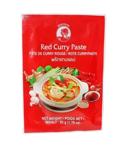 Pasta Curry Czerwona Cock 50g – Autentyczny Smak Azji