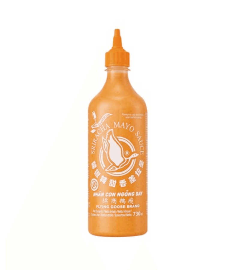 Sos Sriracha Mayoo Chili Flying Goose 730 ml – Ostry i Kremowy - obrazek 1