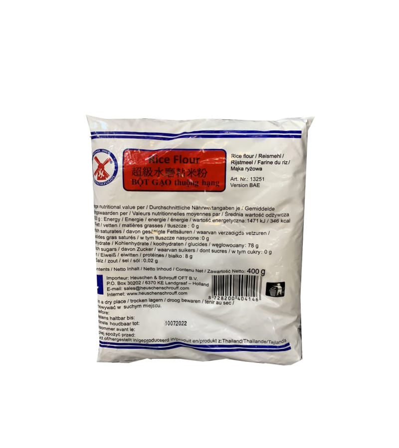 Mąka Ryżowa WIND MILL 400g – Bezglutenowa, Naturalna - obrazek 1