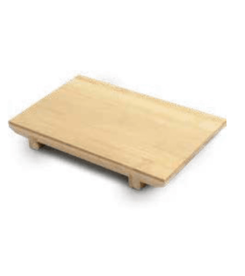 Deska do sushi drewniana NATUR 24x15x3 cm – naturalna i trwała - obrazek 1