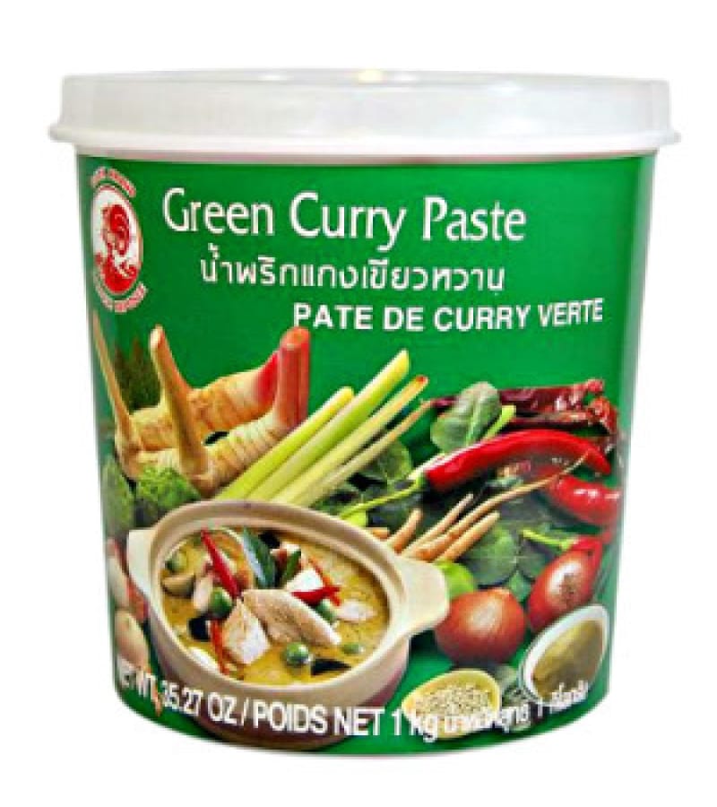 Pasta Curry Zielona COCK 1 kg – Autentyczny smak Tajlandii - obrazek 1