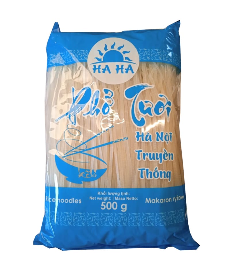 Makaron Ryżowy PHO 3mm HAHA 500g – Autentyczny Wietnamski Smak - obrazek 1