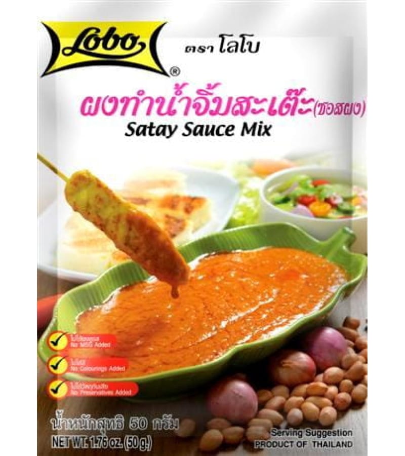 Sos Satay Tajski LOBO 50g – Autentyczny Smak Azji - obrazek 1