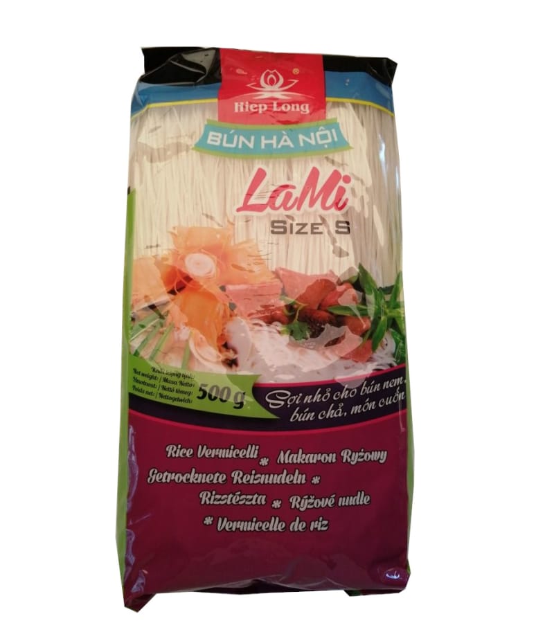 Makaron Ryżowy Hiep Long Bun Lami S 500g – Lekki i Delikatny - obrazek 1