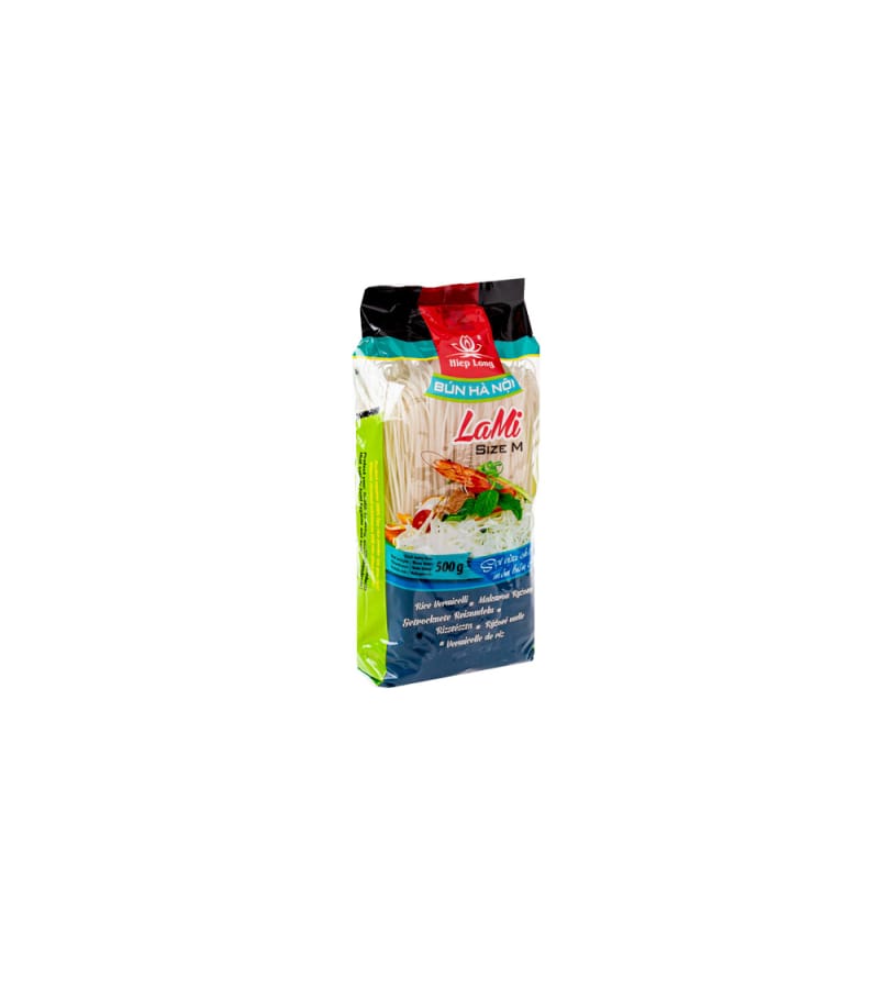 Makaron Ryżowy Hiep Long Bun Lami M 500g – Lekki i Delikatny - obrazek 1