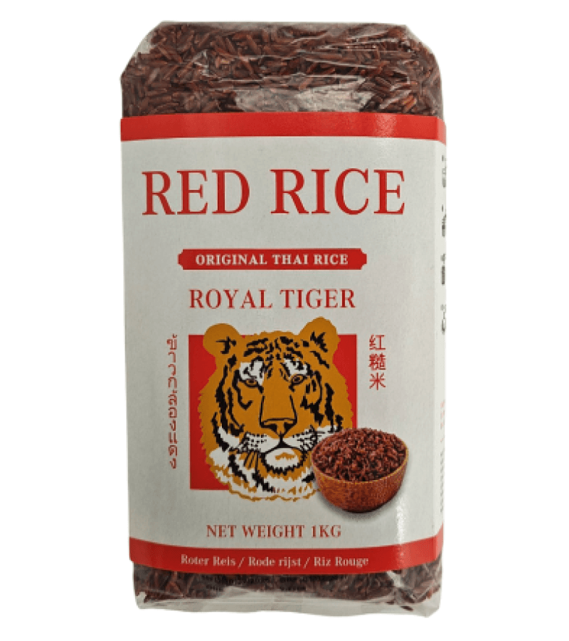 Ryż Jaśminowy Czerwony Tajski Royal Tiger 1kg – Aromatyczny i Naturalny - obrazek 1