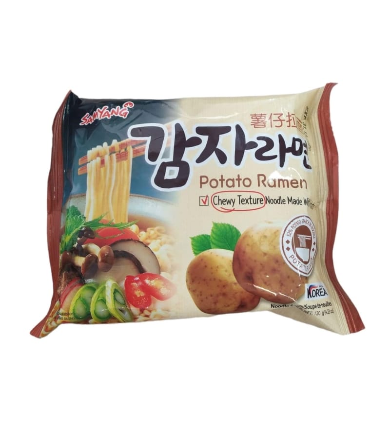 Zupka Ramen Samyang 120g z Ziemniakami – Pikantny Smak - obrazek 1