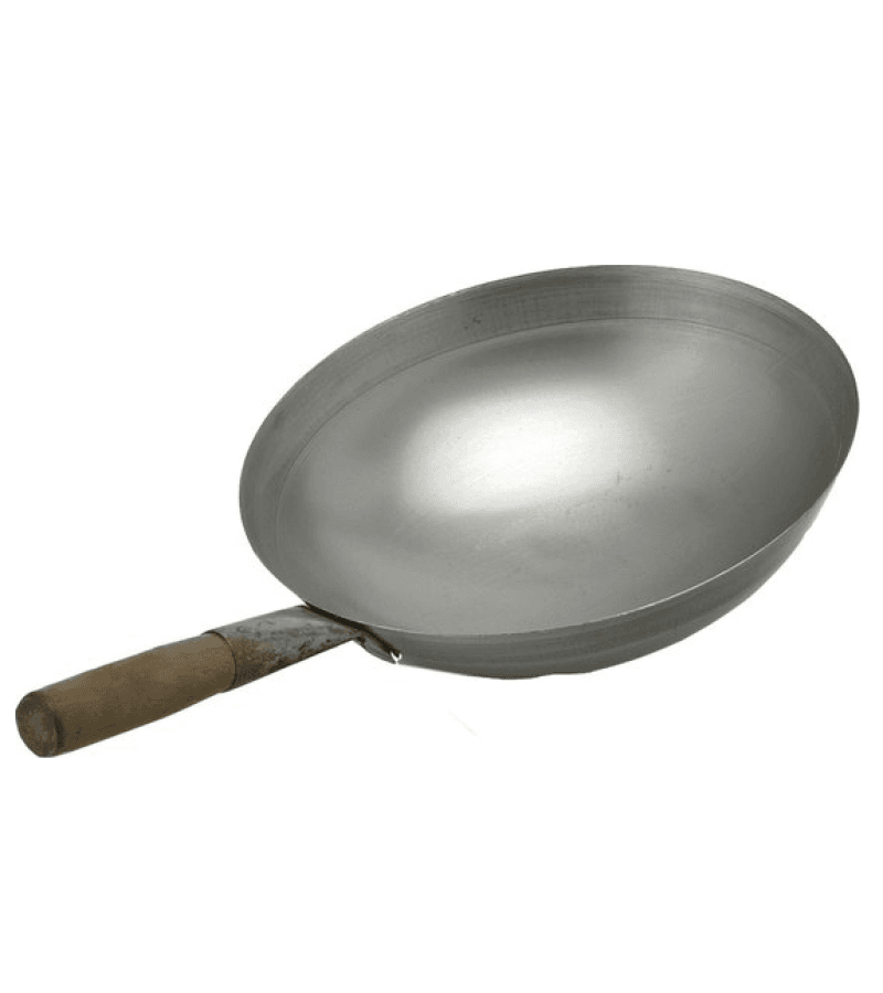 Głęboki Wok Blaszany 38 cm – Trwały i Uniwersalny - obrazek 2