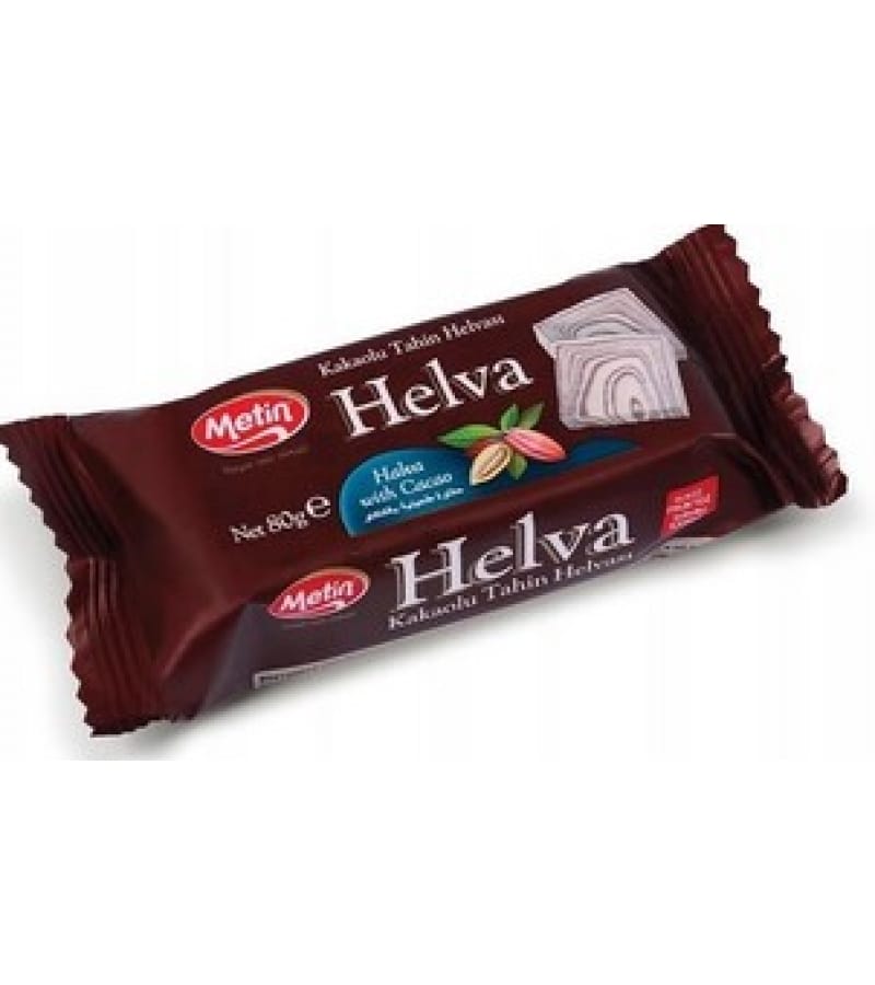 Chałwa Kakaowa Turecka METIN 80g – Tradycyjny Smak - obrazek 1