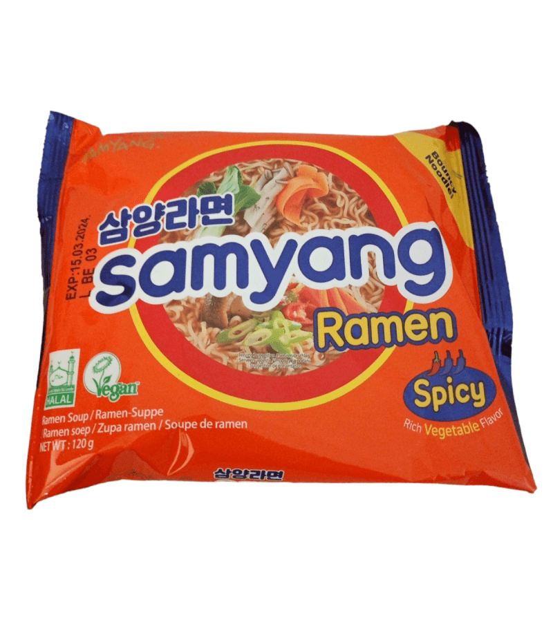Makaron Instant Ramen Klasyczny SAMYANG 120g – Szybki i Smaczny - obrazek 1