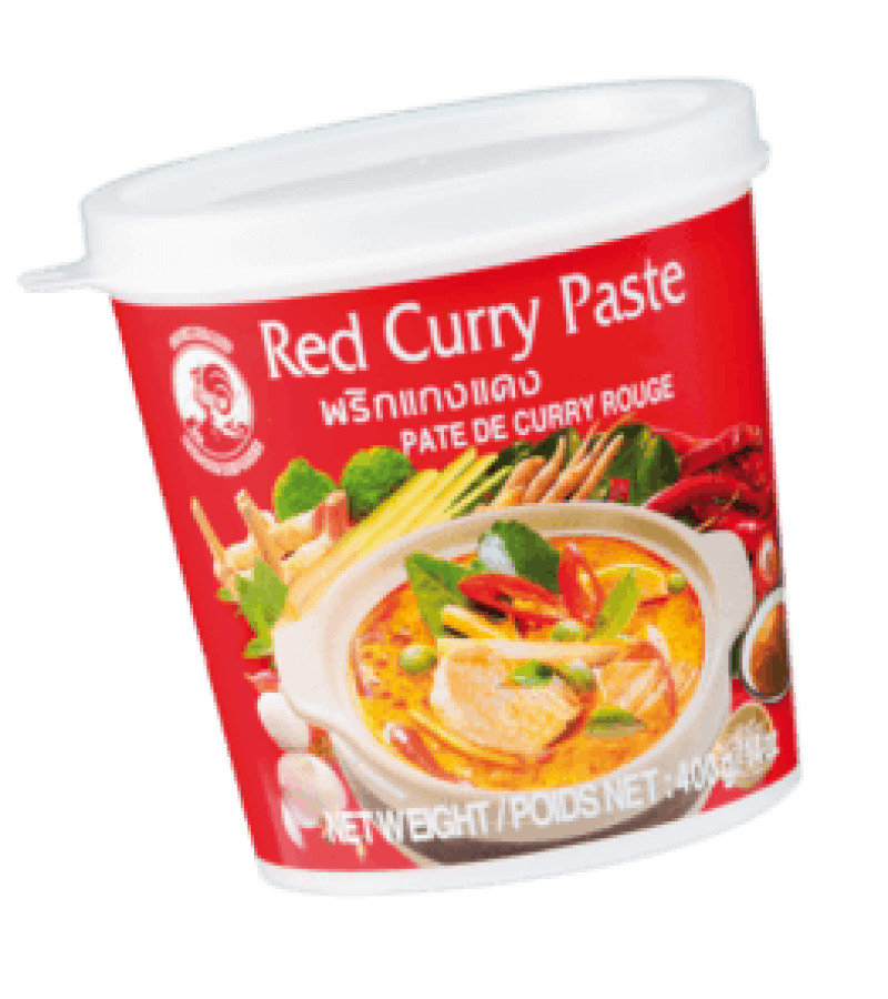Pasta Curry Czerwona COCK 400g – Autentyczny Smak Azji - obrazek 1