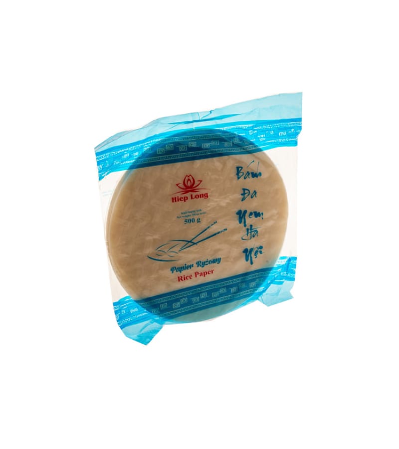 Papier Ryżowy Okrągły 22cm 500g Hiep Long – Idealny do Sajgonek - obrazek 1