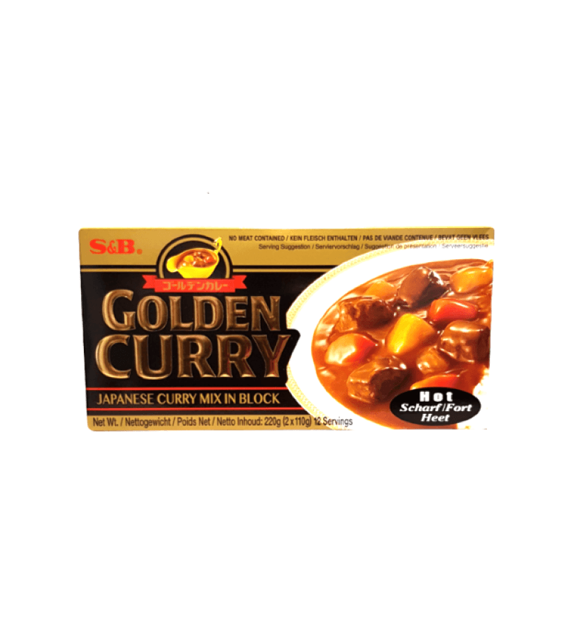 Golden Curry Hot Ostre 220g – Pikantna Japońska Pasta Curry - obrazek 1