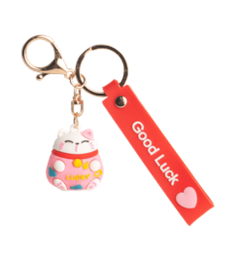 Breloczek Maneki Neko Kotek Szczęścia Mix Kolorów 1szt - obrazek 2