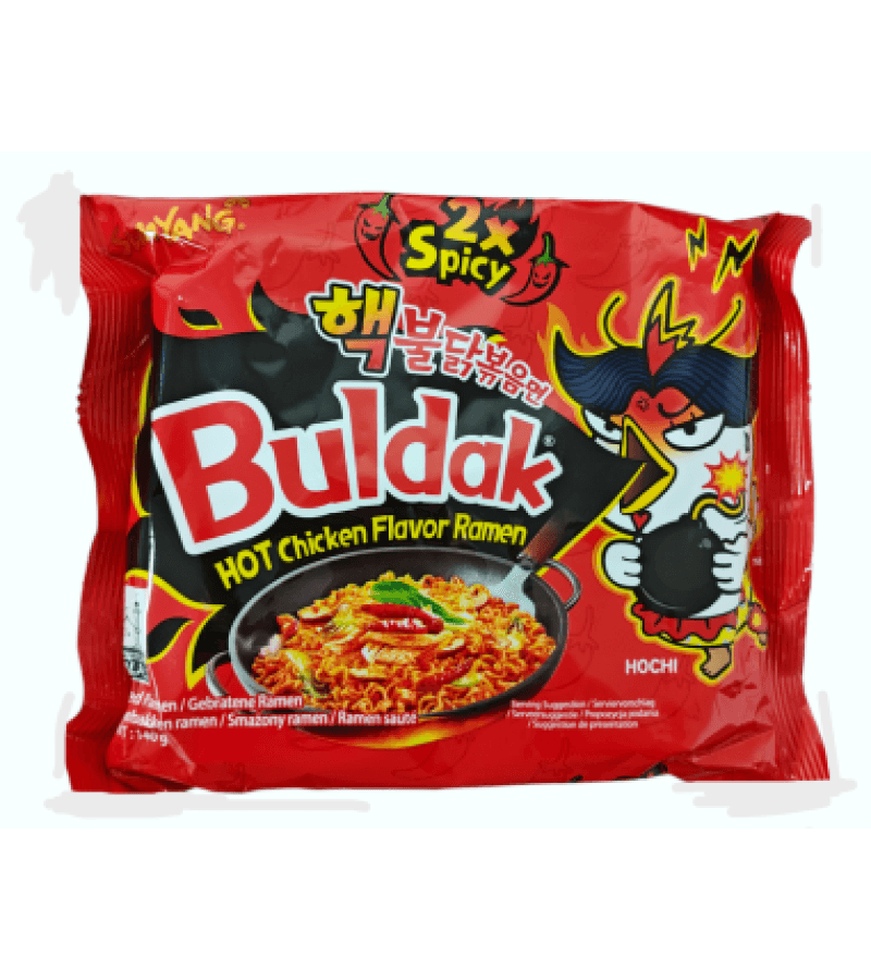 Zupka Ramen Super Hot Ostry Kurczak 2xSpicy 140g – Pikantna - obrazek 1
