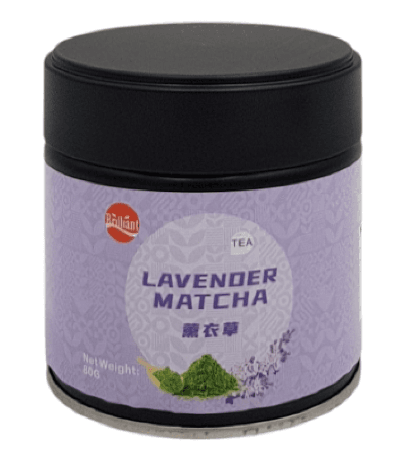 Herbata Matcha Lawendowa BRILLIANT 80g – Naturalny Relaks - obrazek 1