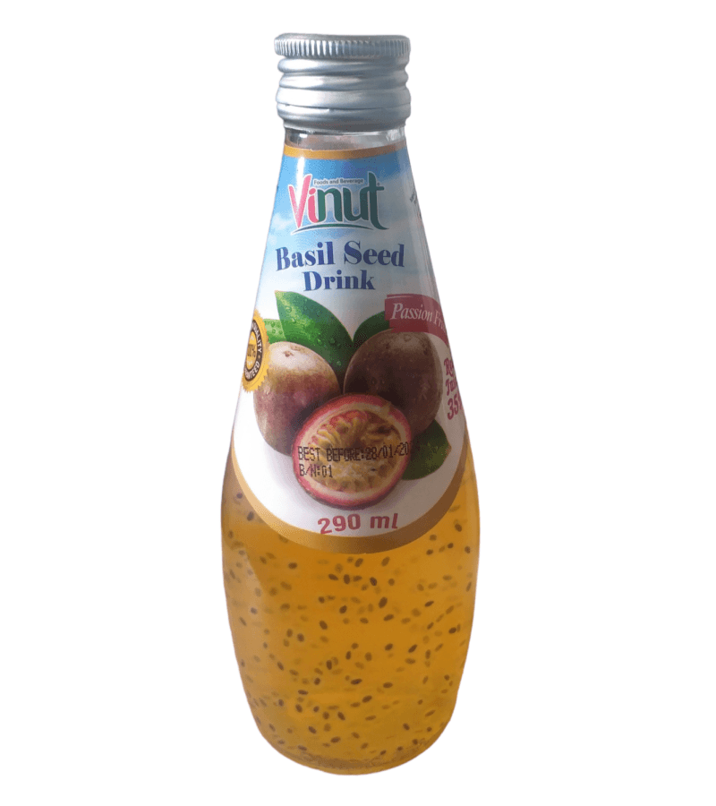 Napój Bazylia-Marakuja VINUT 290ml – Orzeźwiający smak - obrazek 1