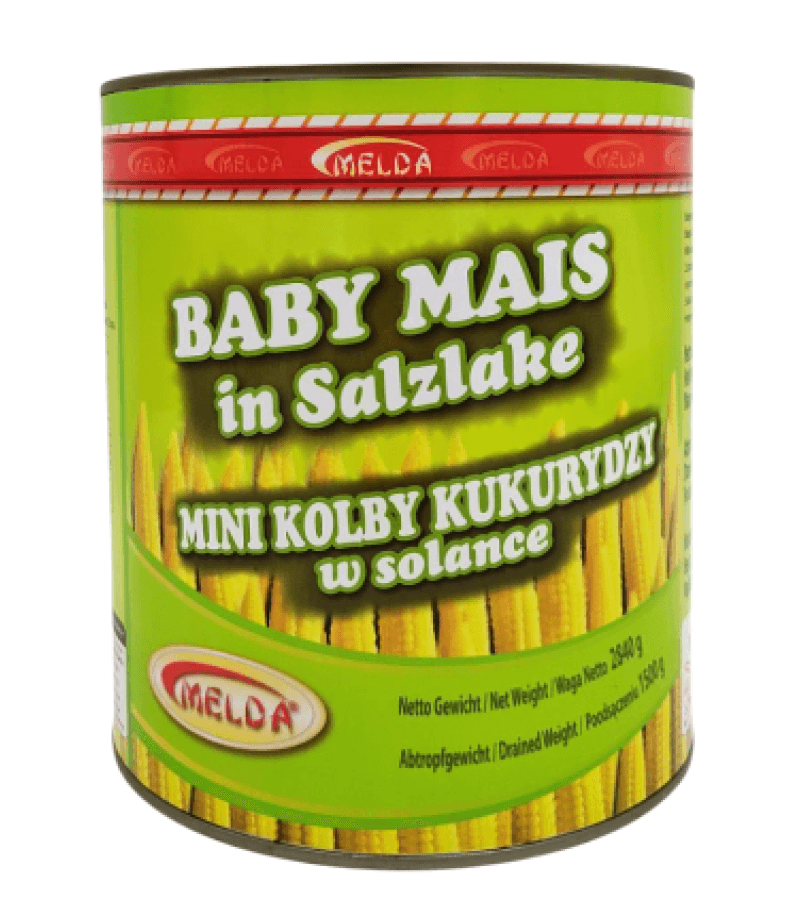 Mini Kolby Kukurydzy w Solance Melda 2840g – Smak i Wygoda - obrazek 1