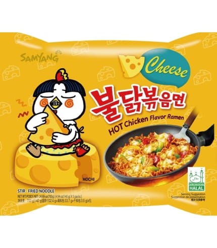 Makaron Ramen Buldak Kurczak Serowy SAMYANG 140g – Ostry i Kremowy