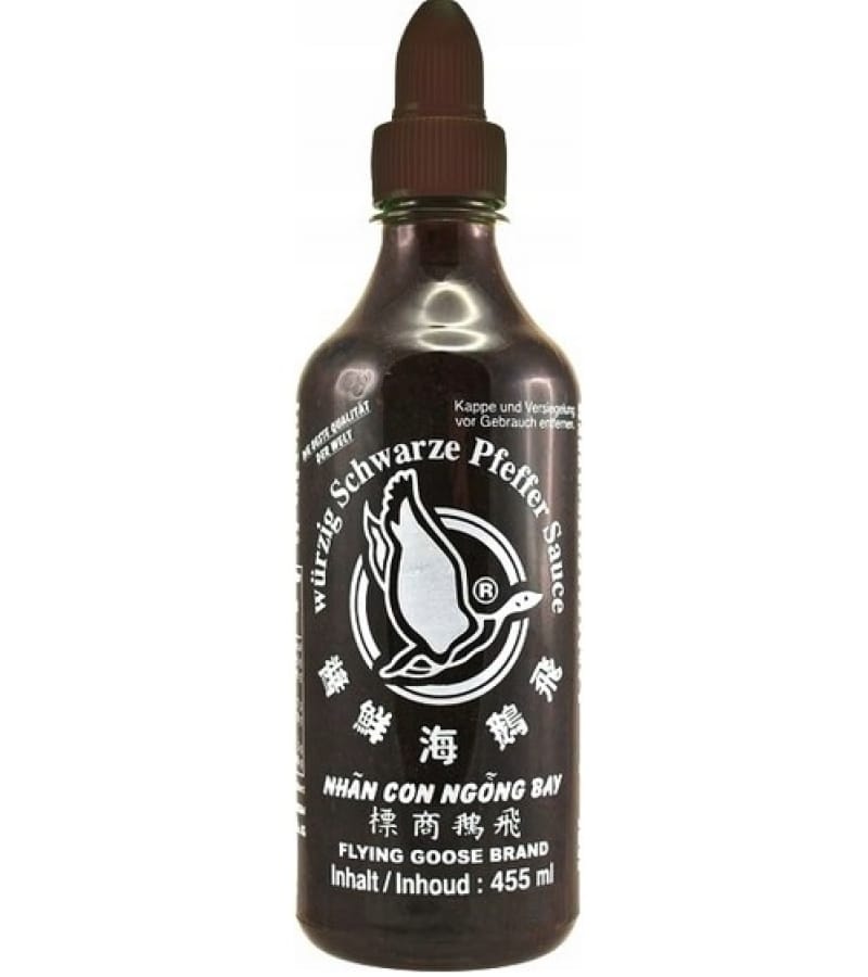 Ostry Sos z Czarnego Pieprzu FG 455ml – Pikantny Smak - obrazek 1