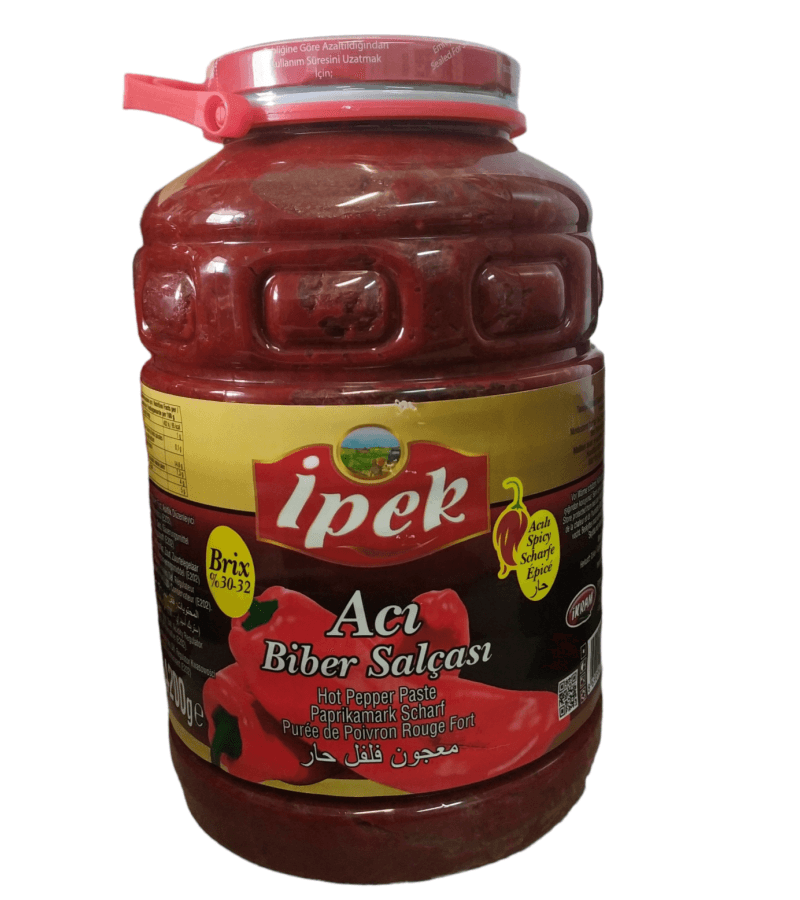 Ostra Pasta Paprykowa ACI Biber Salca Ipek 5kg – Wyrazisty Smak - obrazek 1