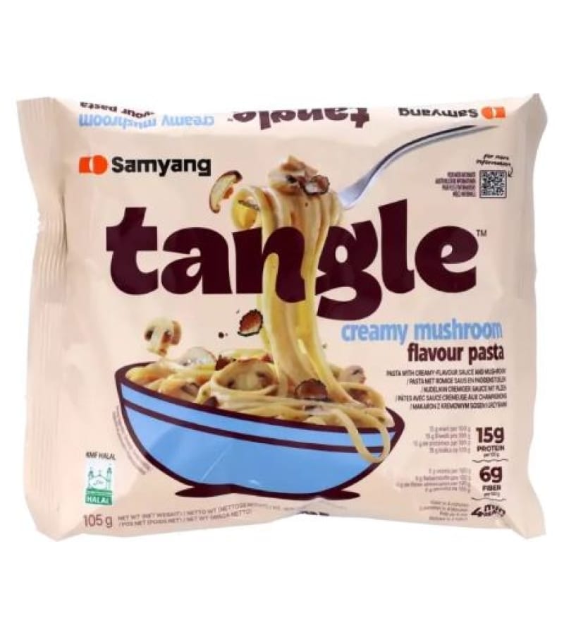 Makaron SamYang 105g z Kremowym Sosem i Grzybami Instant - obrazek 1