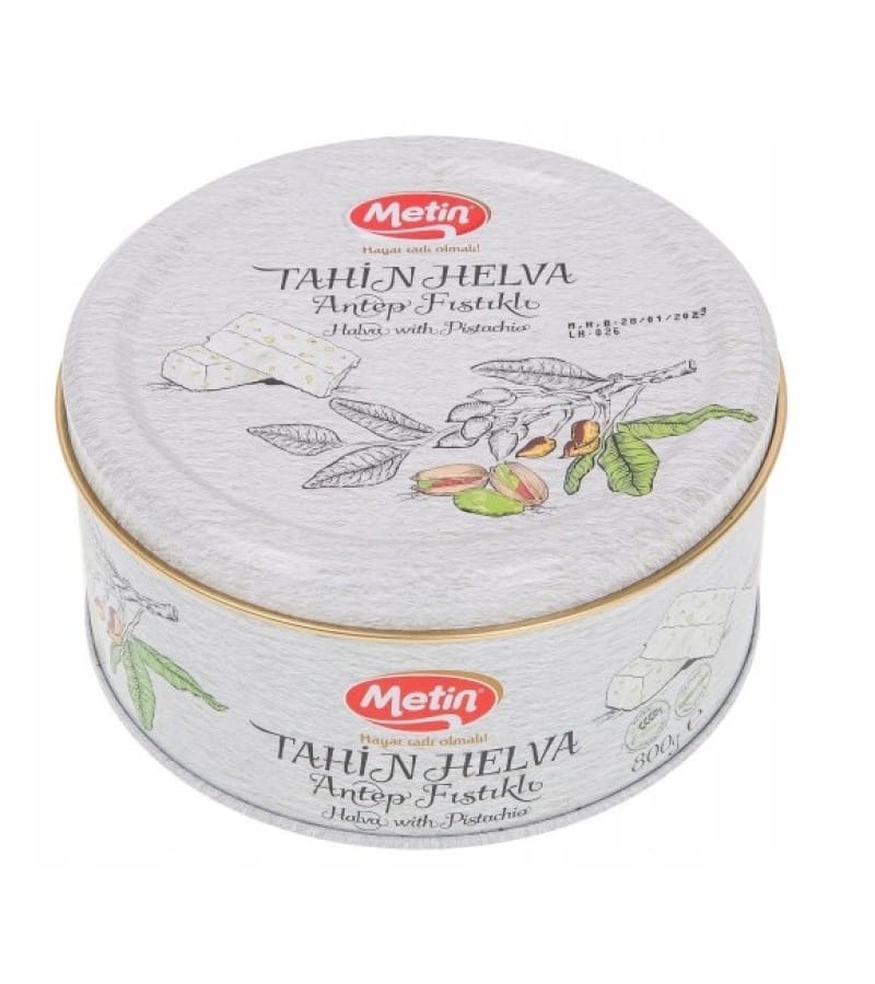 Chałwa Pistacjowa Turecka METIN 800g – Tradycyjny Smak - obrazek 1