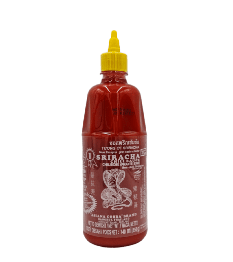 Sos Sriracha Chili Cobra Asiana 740 ml – Ostry i Aromatyczny - obrazek 1