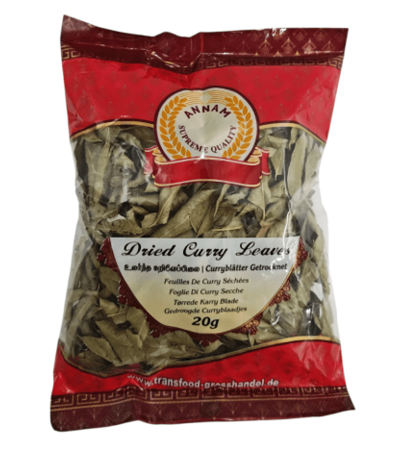 Suszone Liście Curry Annam 20g – Aromatyczna Przyprawa - obrazek 1