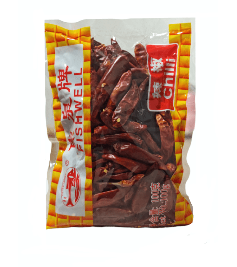 Chili Suszone Całe FISHWELL 100 g – Ostre i Aromatyczne - obrazek 1
