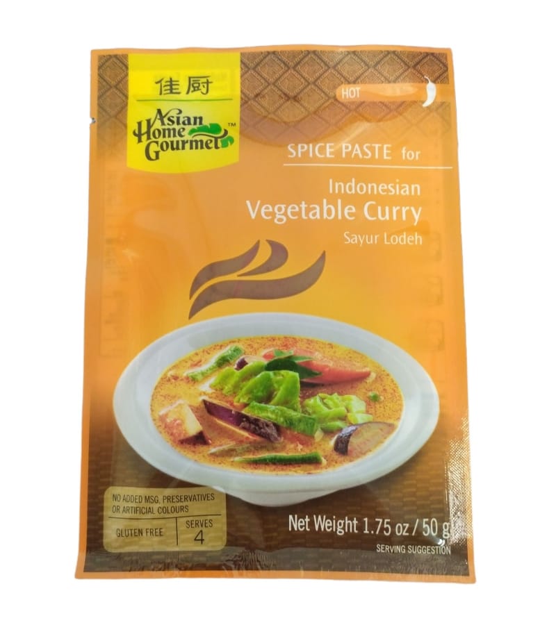 Pasta Indonezyjska AHG 50g – Aromatyczne Curry Warzywne - obrazek 1