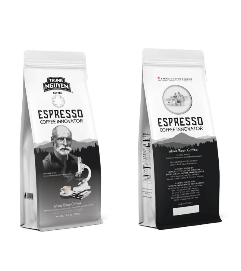 Kawa Ziarnista Espresso Trung Nguyen Innovator 500g – Wietnamska - obrazek 1