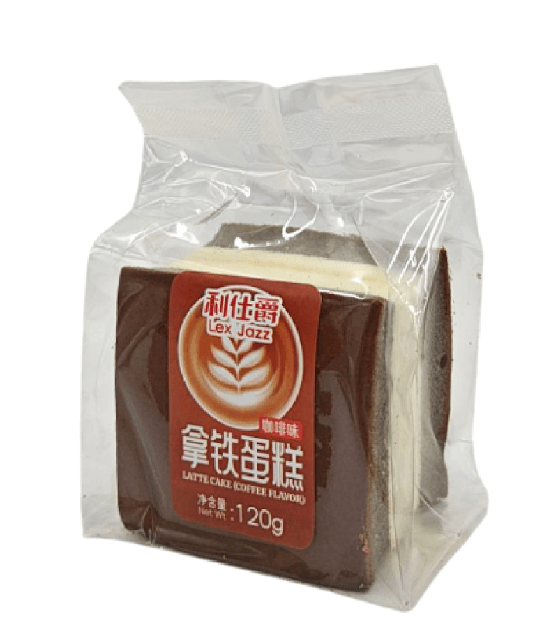 Lex Jazz Pure Cake Latte 120g – Biszkoptowe Ciastko Kawowe - obrazek 1