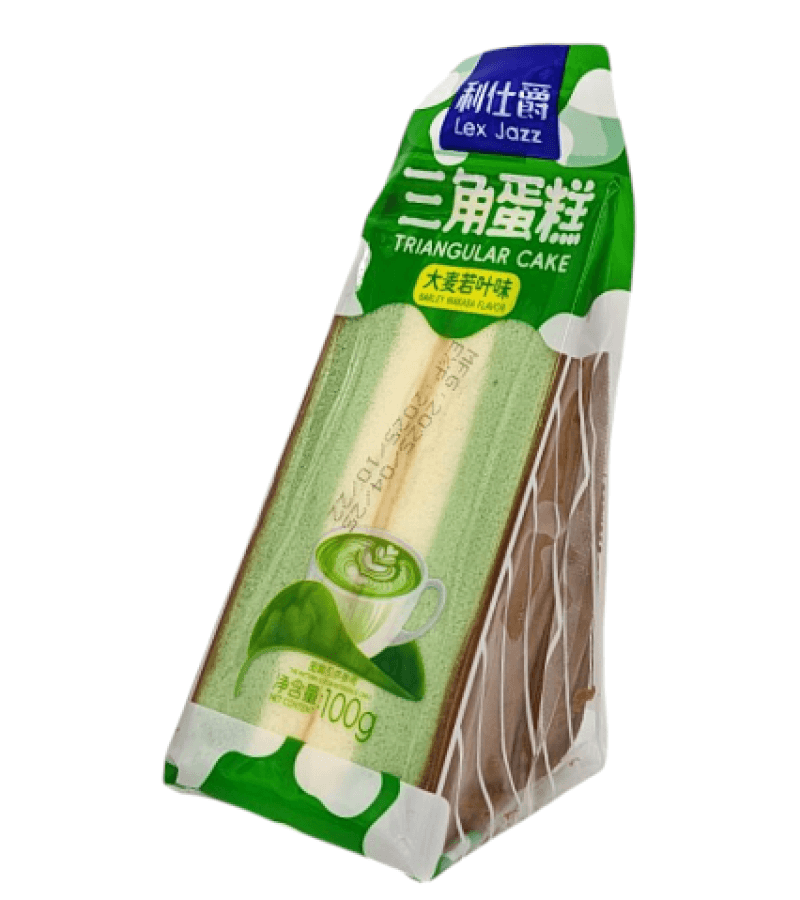 Lex Jazz Ciastko Trójkątne Barley Wakaba 100g – Smak Młodego Jęczmienia - obrazek 1